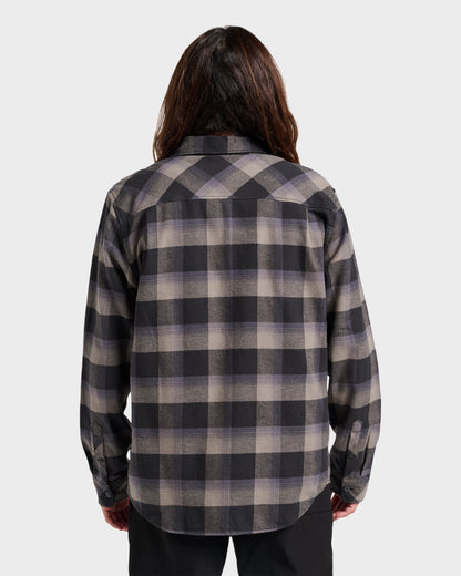 Penmar Check Flannel Shirt - Phantom Quick Silver Phantom