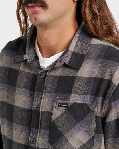 Penmar Check Flannel Shirt - Phantom Quick Silver Phantom