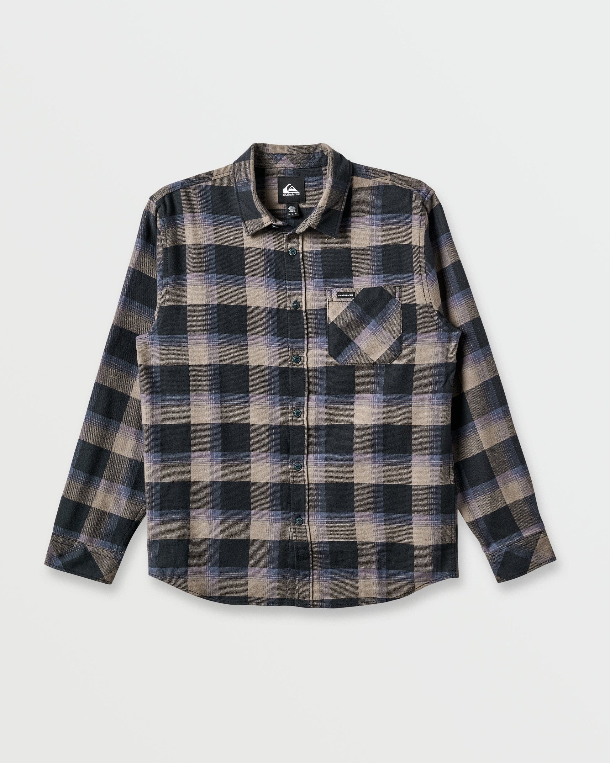 Penmar Check Flannel Shirt - Phantom Quick Silver Phantom