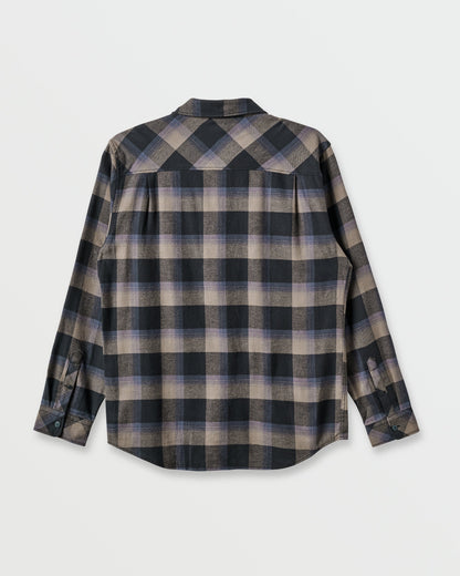 Penmar Check Flannel Shirt - Phantom Quick Silver Phantom