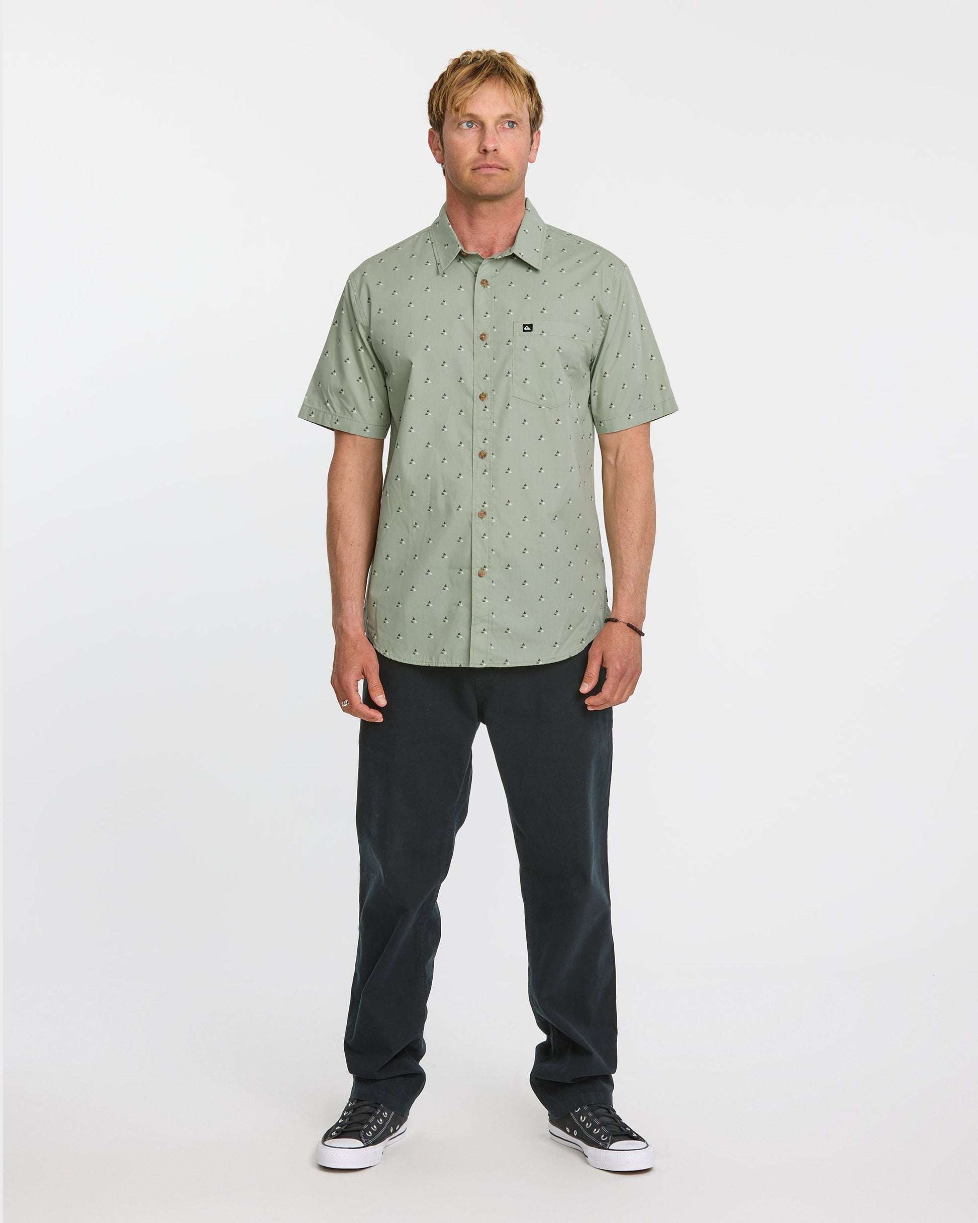Kapu Mini Classics Short Sleeve Shirt - Herb Quick Silver Herb