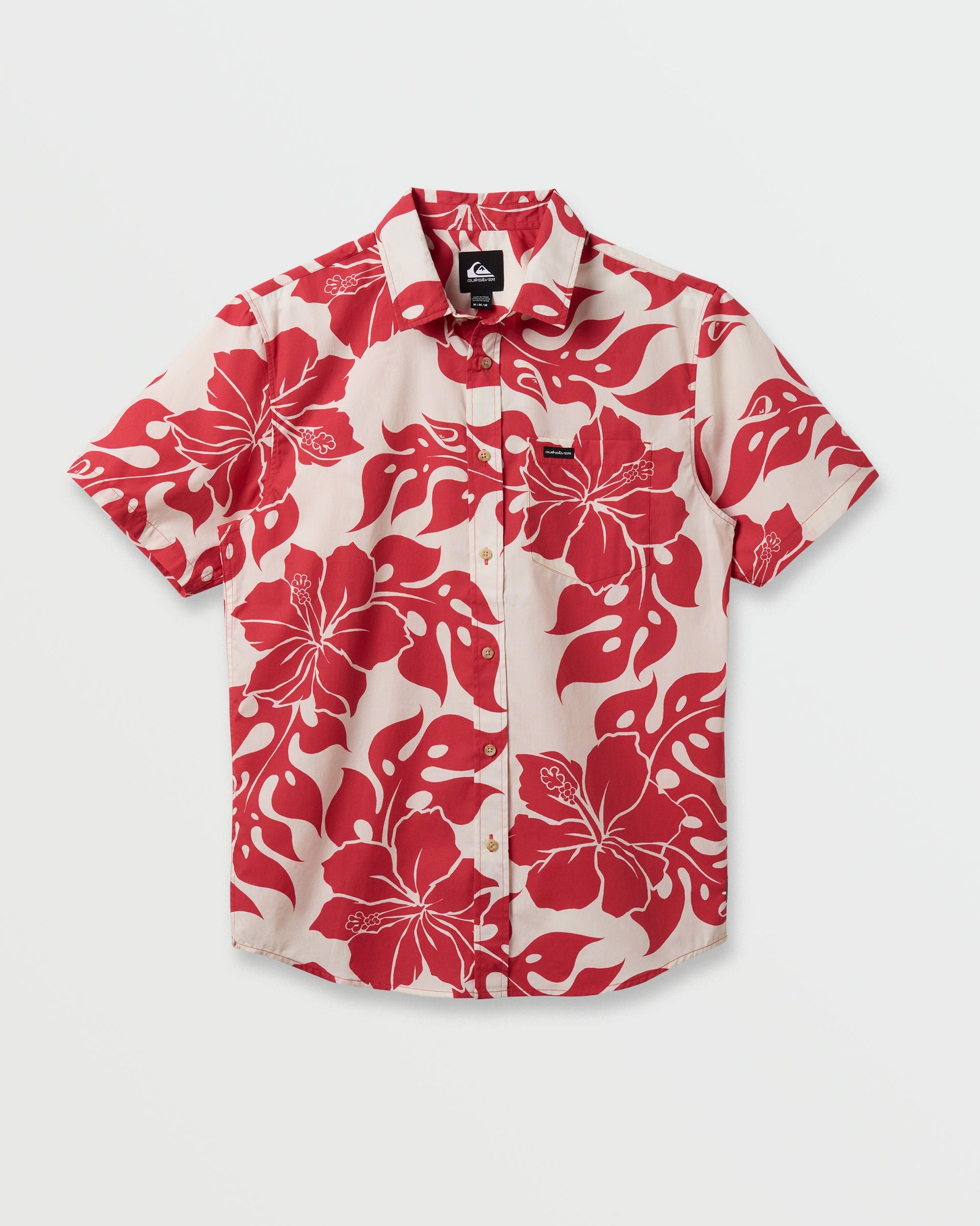 Oceanview Classic Short Sleeve Shirt - Mineral Red Quick Silver Mineral Red