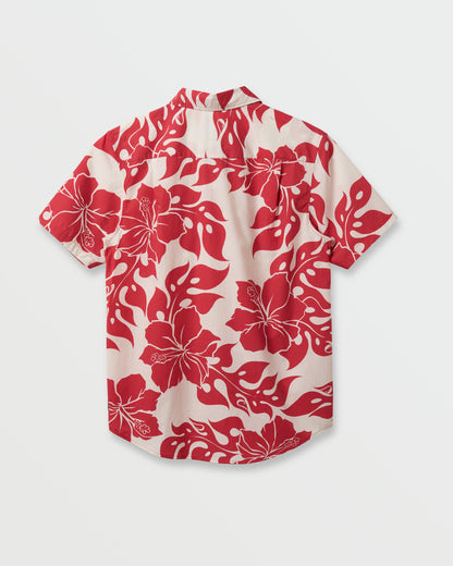 Oceanview Classic Short Sleeve Shirt - Mineral Red Quick Silver Mineral Red