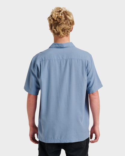 Waterman Check Out Shirt - Flint Stone Quick Silver Flint Stone