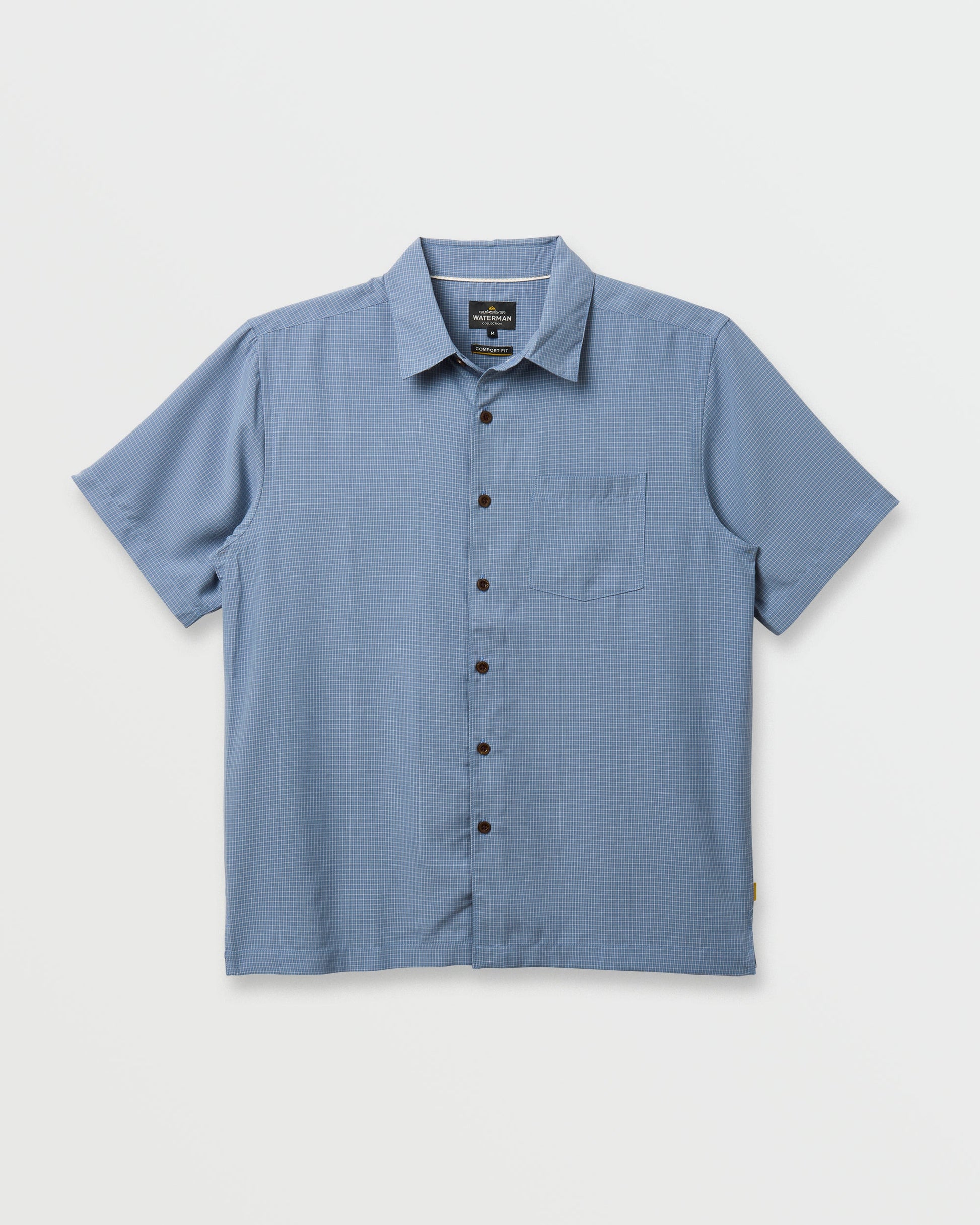Waterman Check Out Shirt - Flint Stone Quick Silver Flint Stone