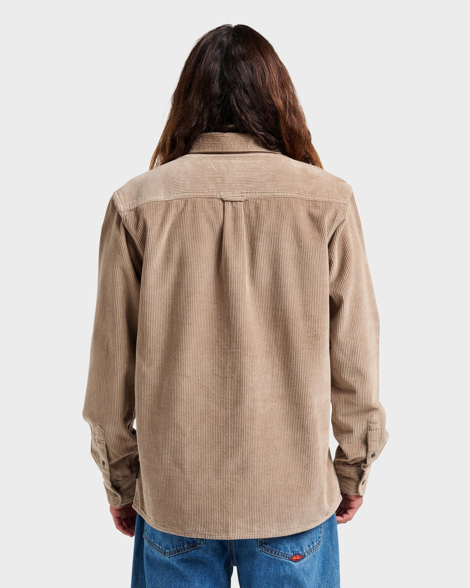 Cord Long Sleeve Shirt - Fallen Rock Quick Silver Fallen Rock