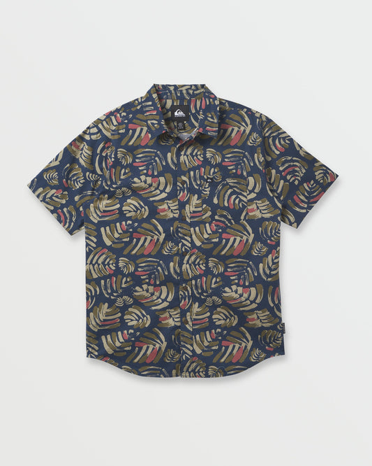 Shades Classic Stretch Short Sleeve Shirt - Eclipse Quick Silver Eclipse
