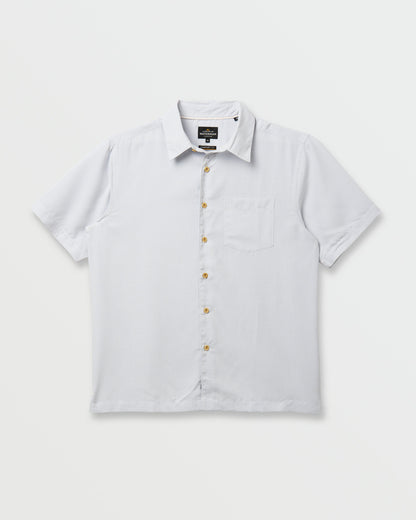 Waterman Check Out Shirt - White Quick Silver White