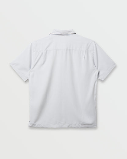 Waterman Check Out Shirt - White Quick Silver White