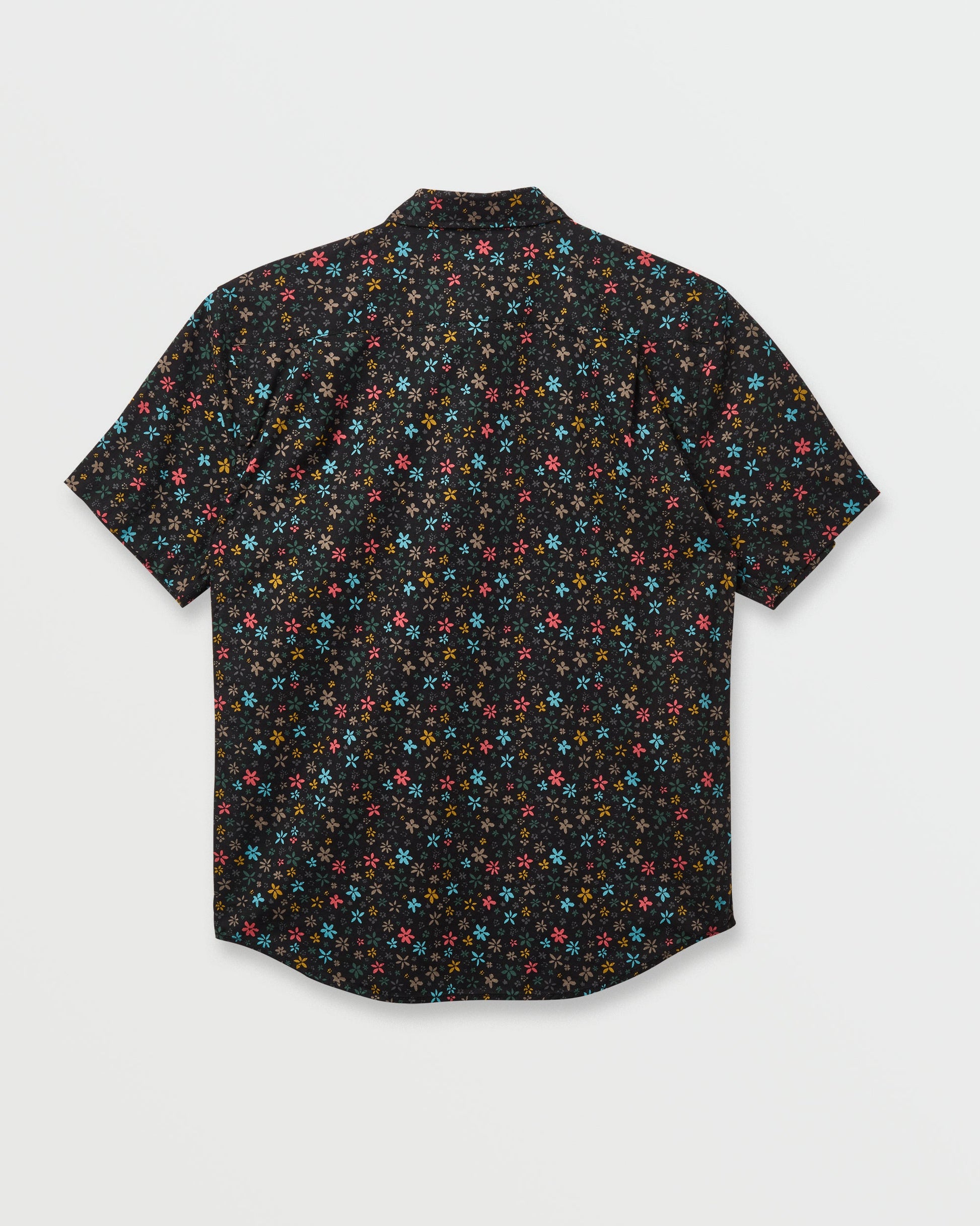 Ditsy Mini Classic Short Sleeve Shirt - Eclipse Quick Silver Eclipse