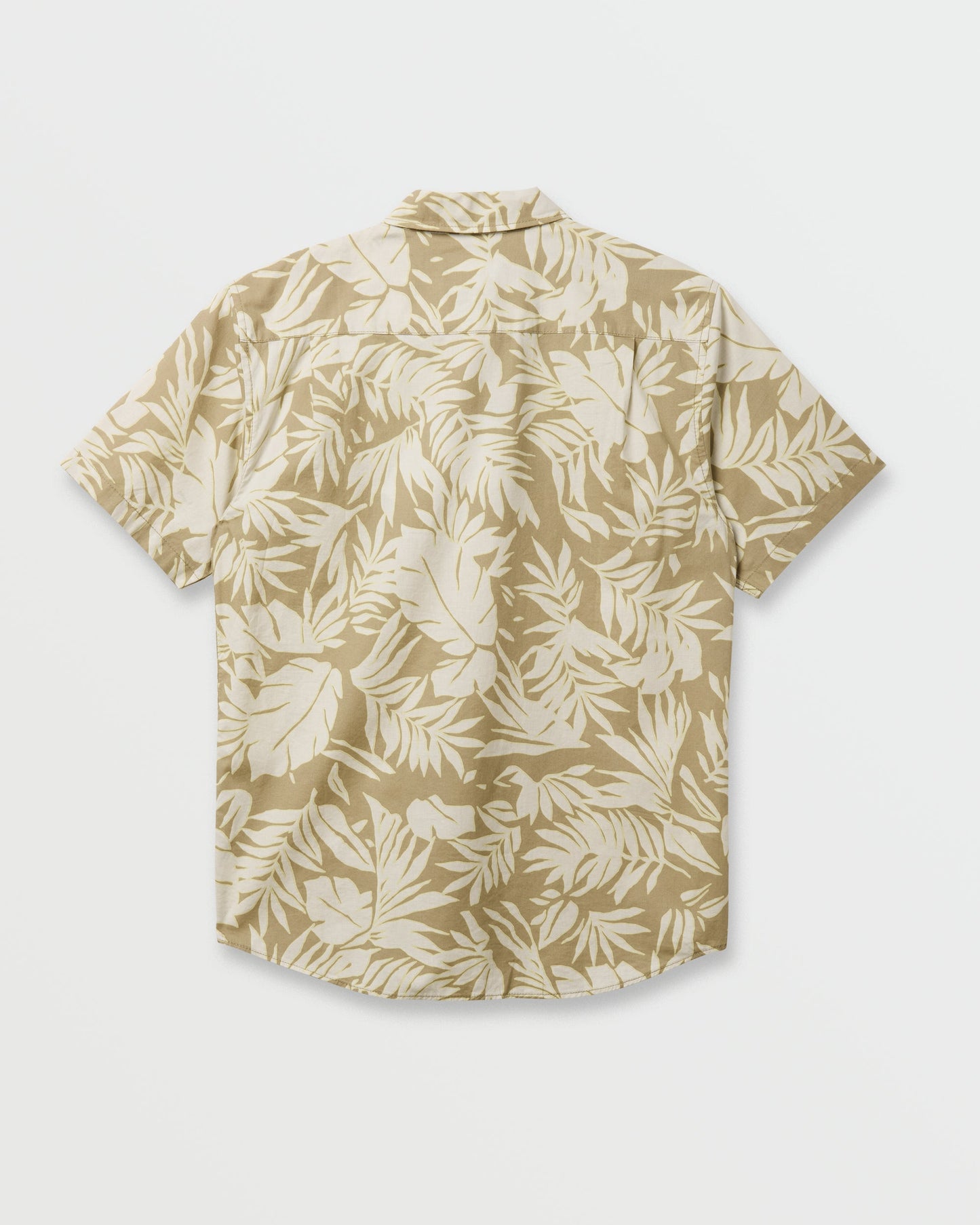 Palm Trip Classic Short Sleeve Shirt - Twill Quick Silver Twill