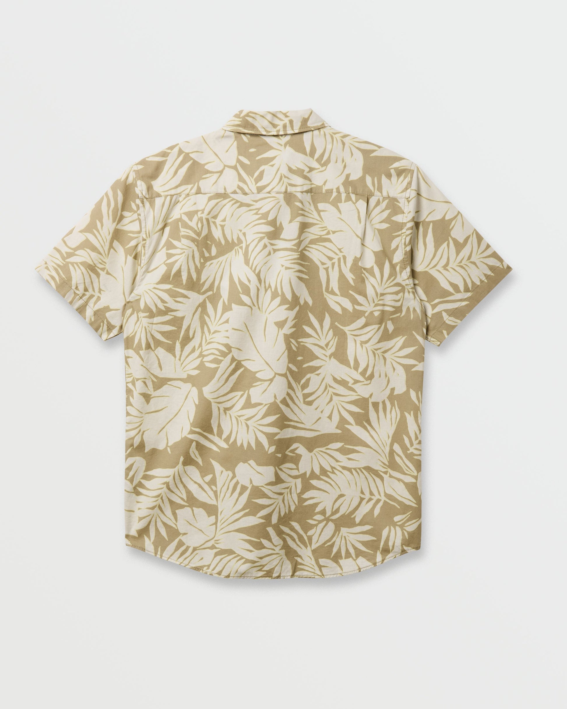 Palm Trip Classic Short Sleeve Shirt - Twill Quick Silver Twill