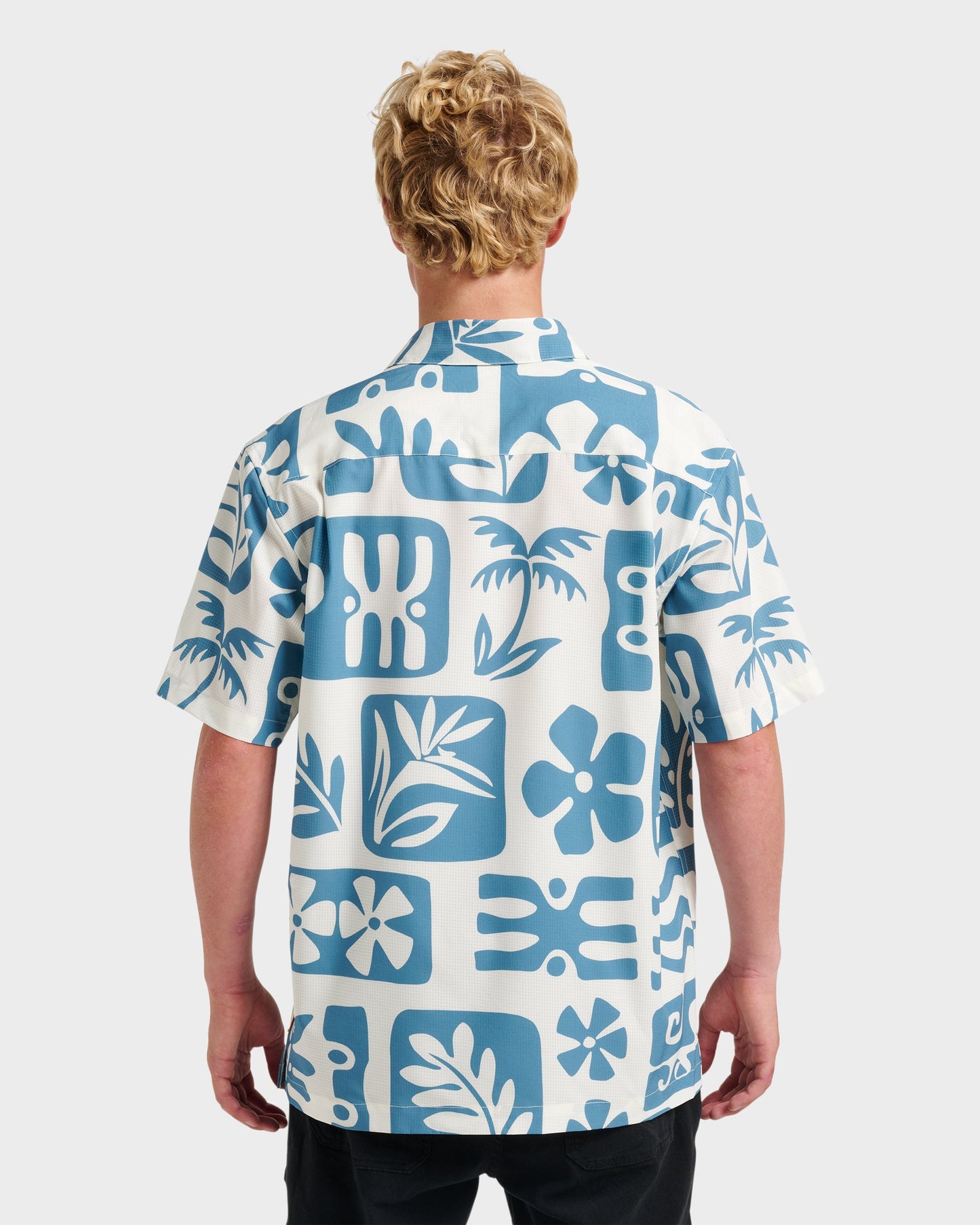 Waterman Dunes Shirt - White Quick Silver White