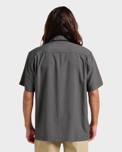 Waterman Check Out Shirt - Phantom Quick Silver Phantom