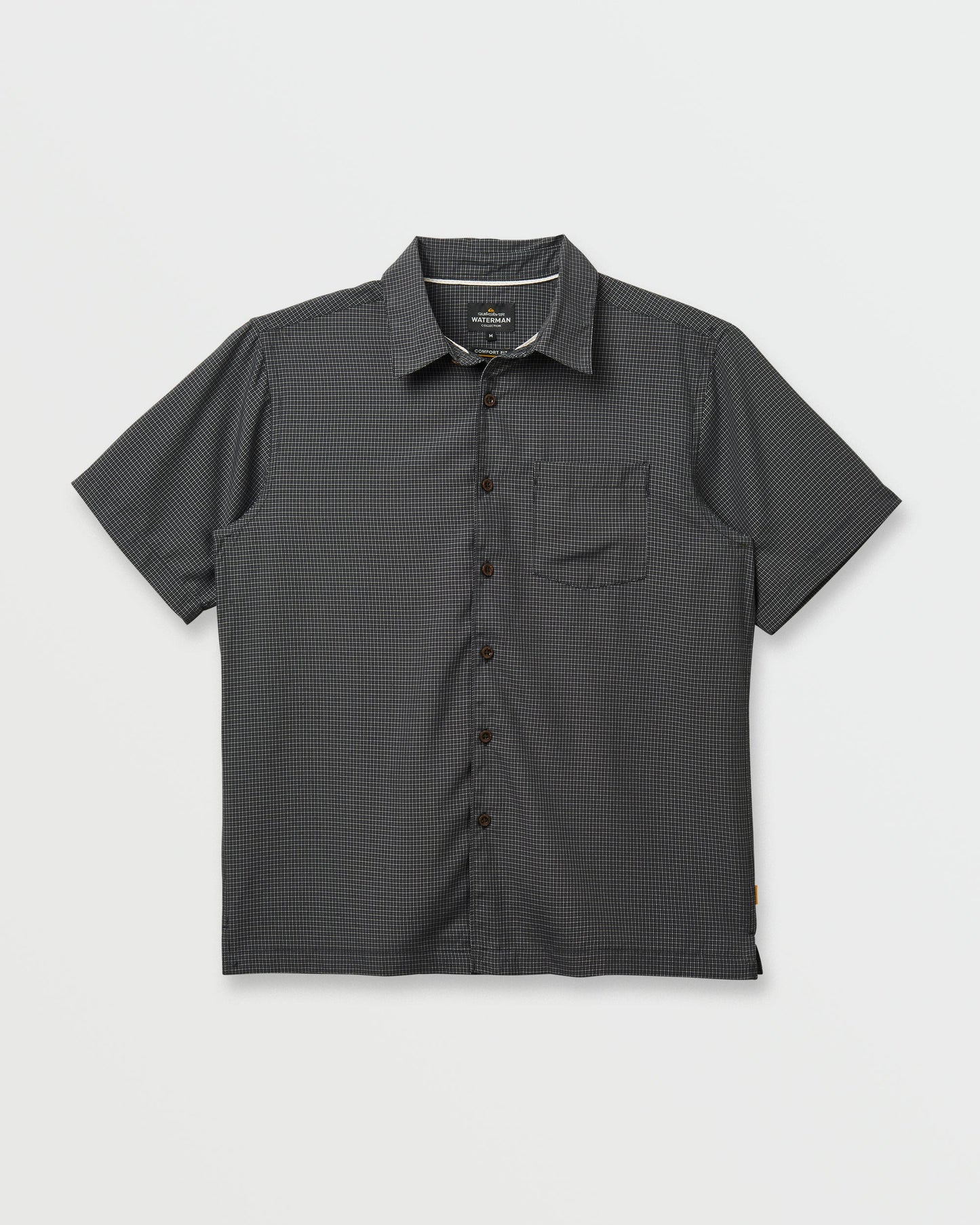 Waterman Check Out Shirt - Phantom Quick Silver Phantom