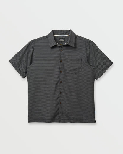 Waterman Check Out Shirt - Phantom Quick Silver Phantom