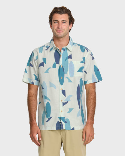 Waterman Boardo Shirt - Sea Blue Quick Silver Sea Blue