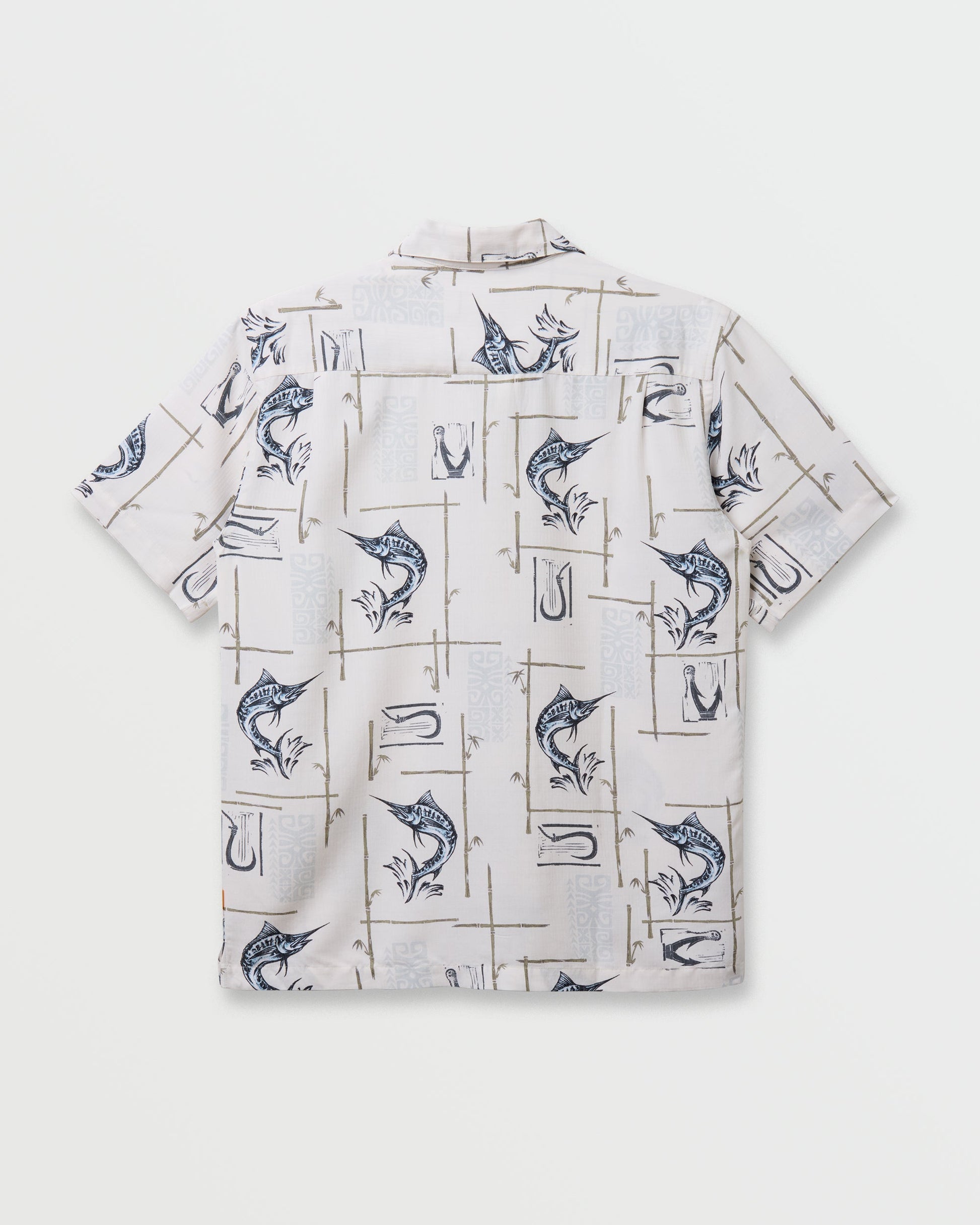 Waterman Big Day Short Sleeve Shirt - White Quick Silver White