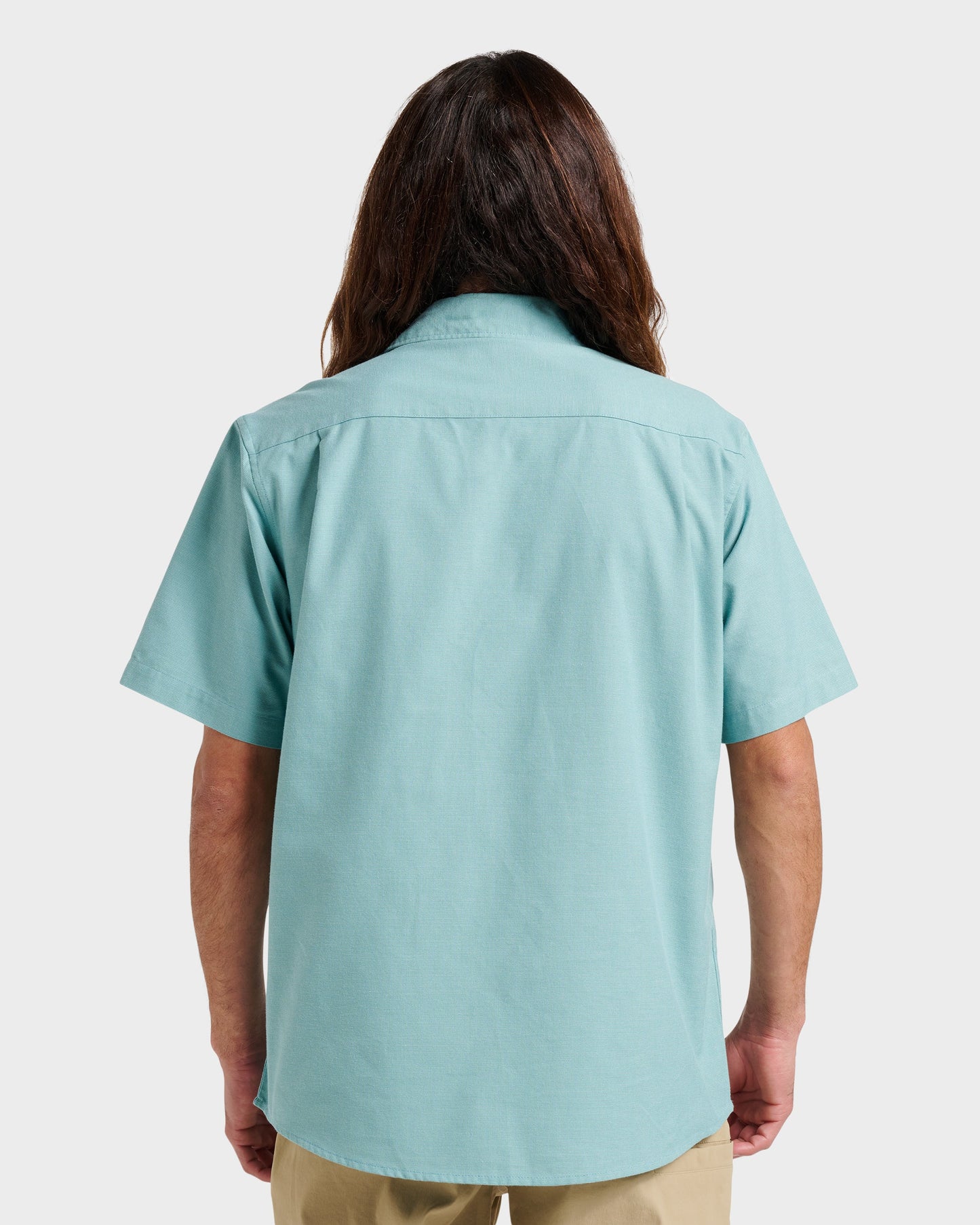 Shoreline Classic Short Sleeve Shirt - Dusty Turquoise Quick Silver Dusty Turquoise