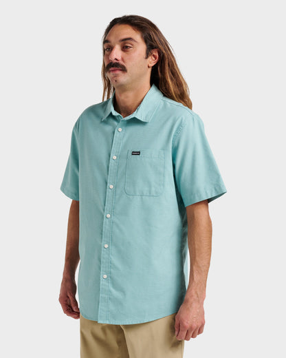 Shoreline Classic Short Sleeve Shirt - Dusty Turquoise Quick Silver Dusty Turquoise