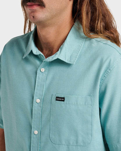 Shoreline Classic Short Sleeve Shirt - Dusty Turquoise Quick Silver Dusty Turquoise