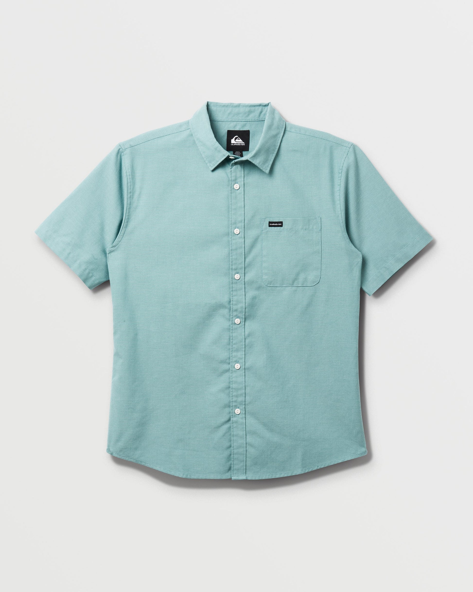 Shoreline Classic Short Sleeve Shirt - Dusty Turquoise Quick Silver Dusty Turquoise