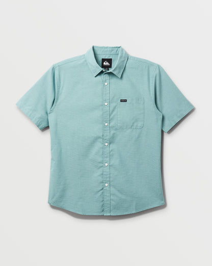 Shoreline Classic Short Sleeve Shirt - Dusty Turquoise Quick Silver Dusty Turquoise