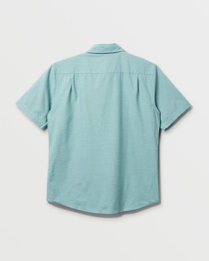 Shoreline Classic Short Sleeve Shirt - Dusty Turquoise Quick Silver Dusty Turquoise