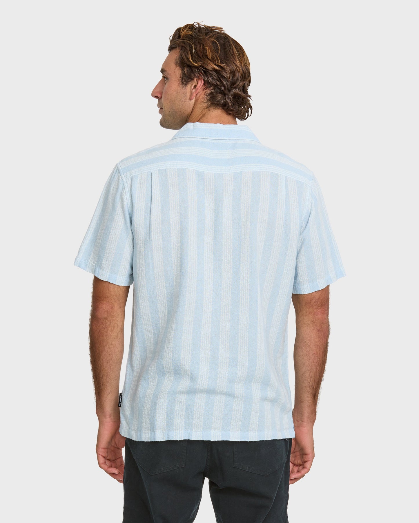 Nightfall Island Short Sleeve Shirt - Skyway Quick Silver Skyway