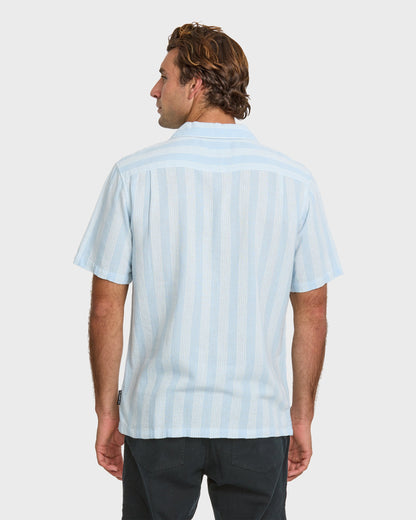 Nightfall Island Short Sleeve Shirt - Skyway Quick Silver Skyway