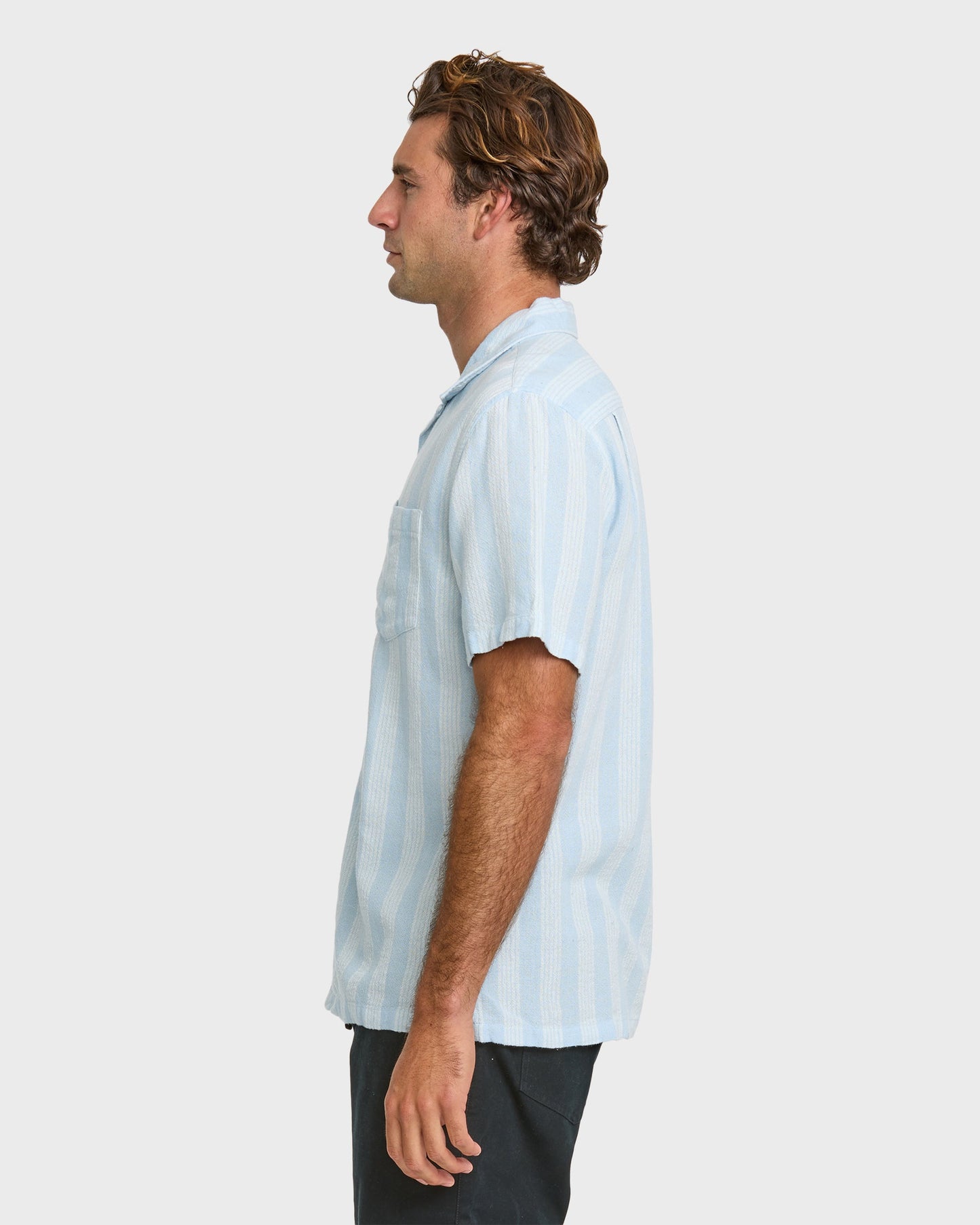 Nightfall Island Short Sleeve Shirt - Skyway Quick Silver Skyway