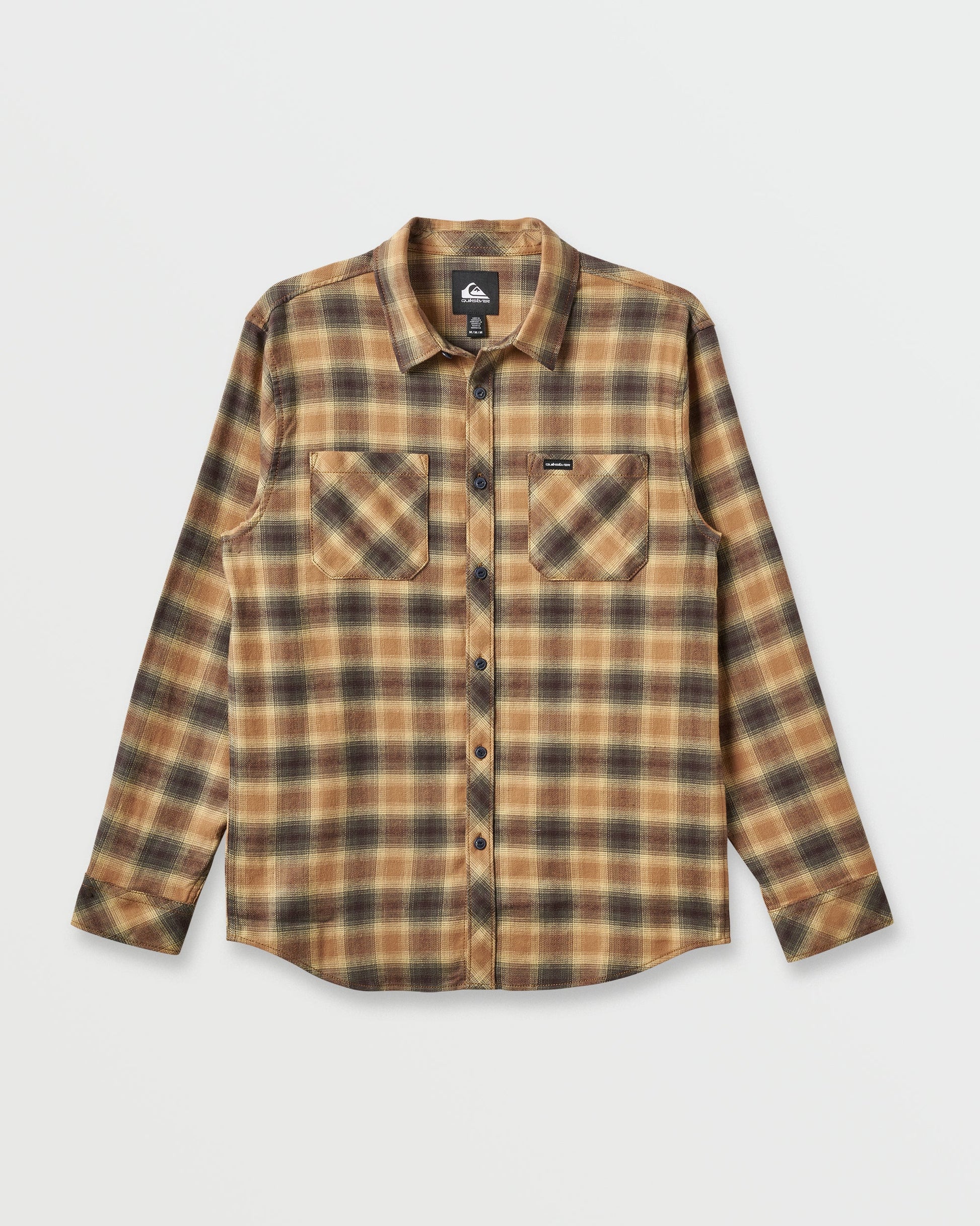 Terrace Stretch Flannel Shirt - Almond Quick Silver Almond