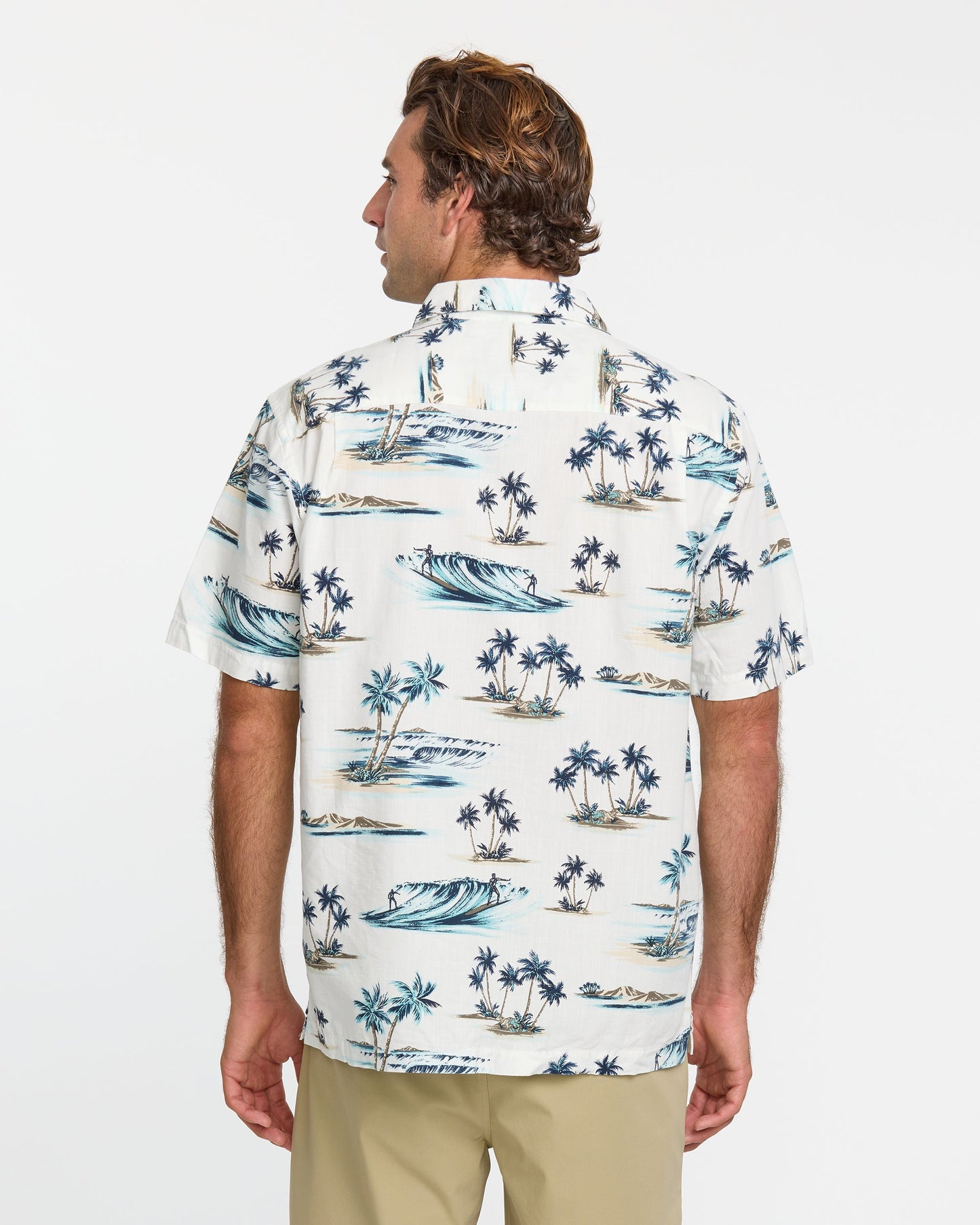 Waterman Day Dreamin' Shirt - White Quick Silver White