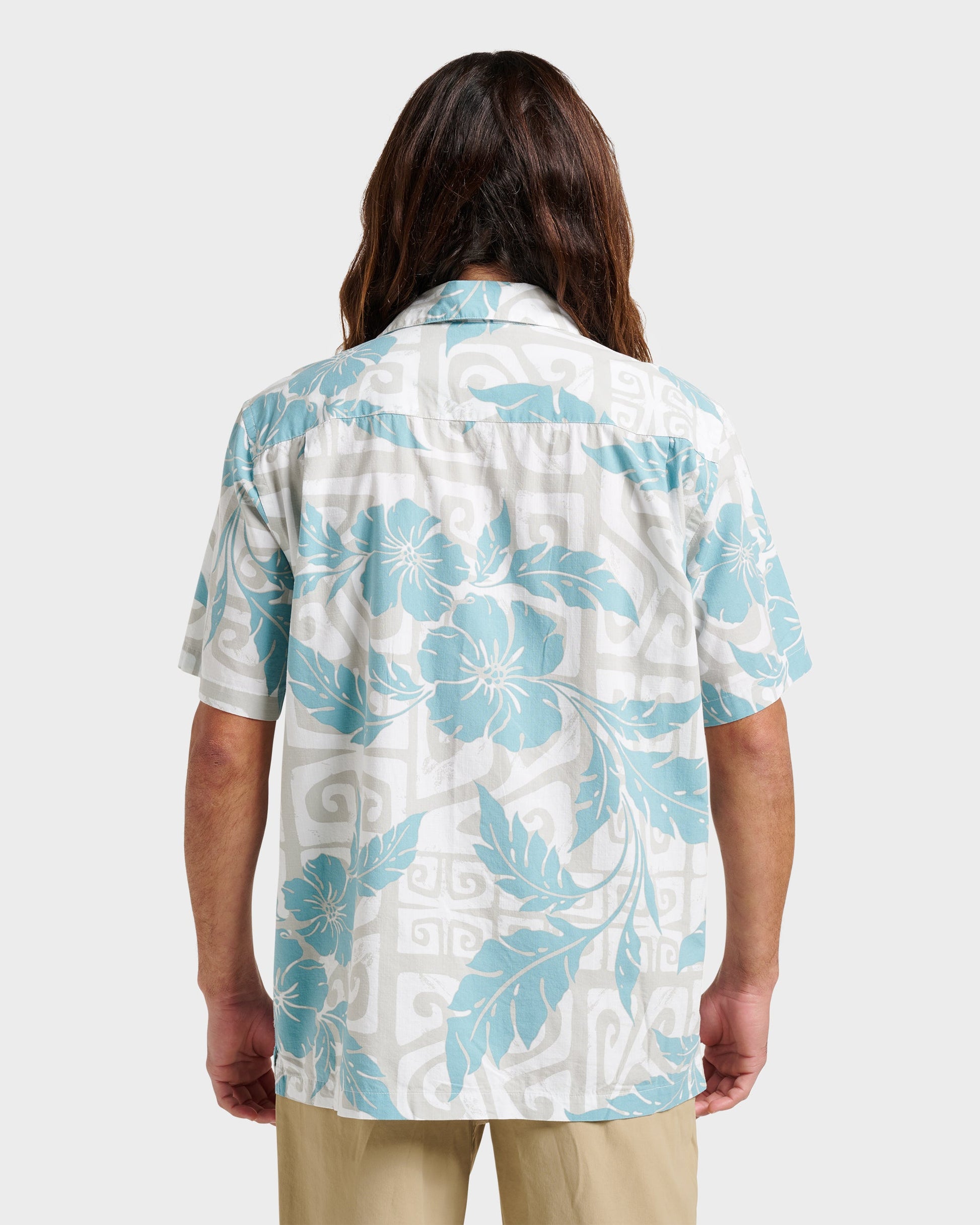 Waterman Beach Shack Shirt - White Quick Silver White