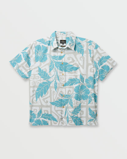 Waterman Beach Shack Shirt - White Quick Silver White