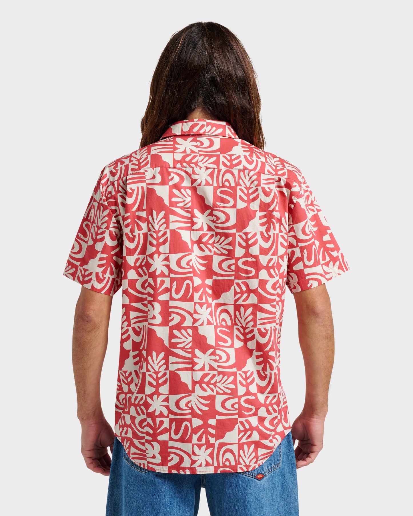 Terra Classic Stretch Short Sleeve Shirt - Mineral Red Quick Silver Mineral Red