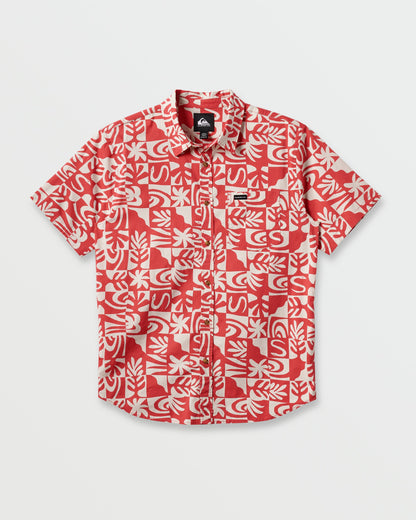 Terra Classic Stretch Short Sleeve Shirt - Mineral Red Quick Silver Mineral Red