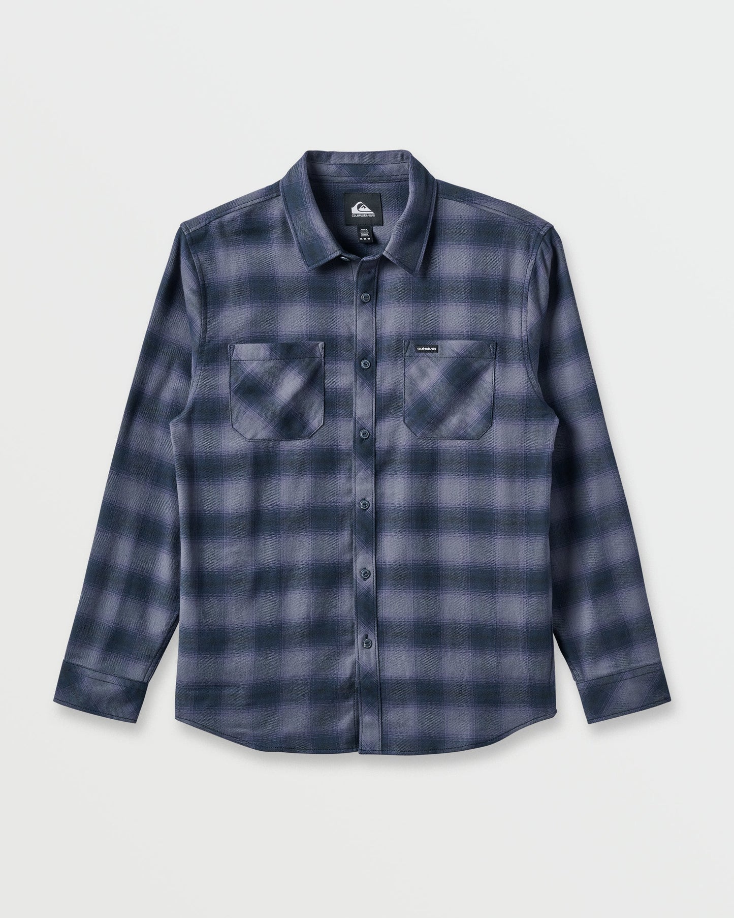Terrace Stretch Flannel Shirt - Phantom Quick Silver Phantom