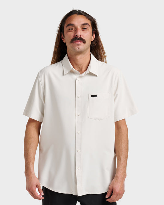 Allport Classic Short Sleeve Shirt - Silver Birch Quick Silver Silver Birch