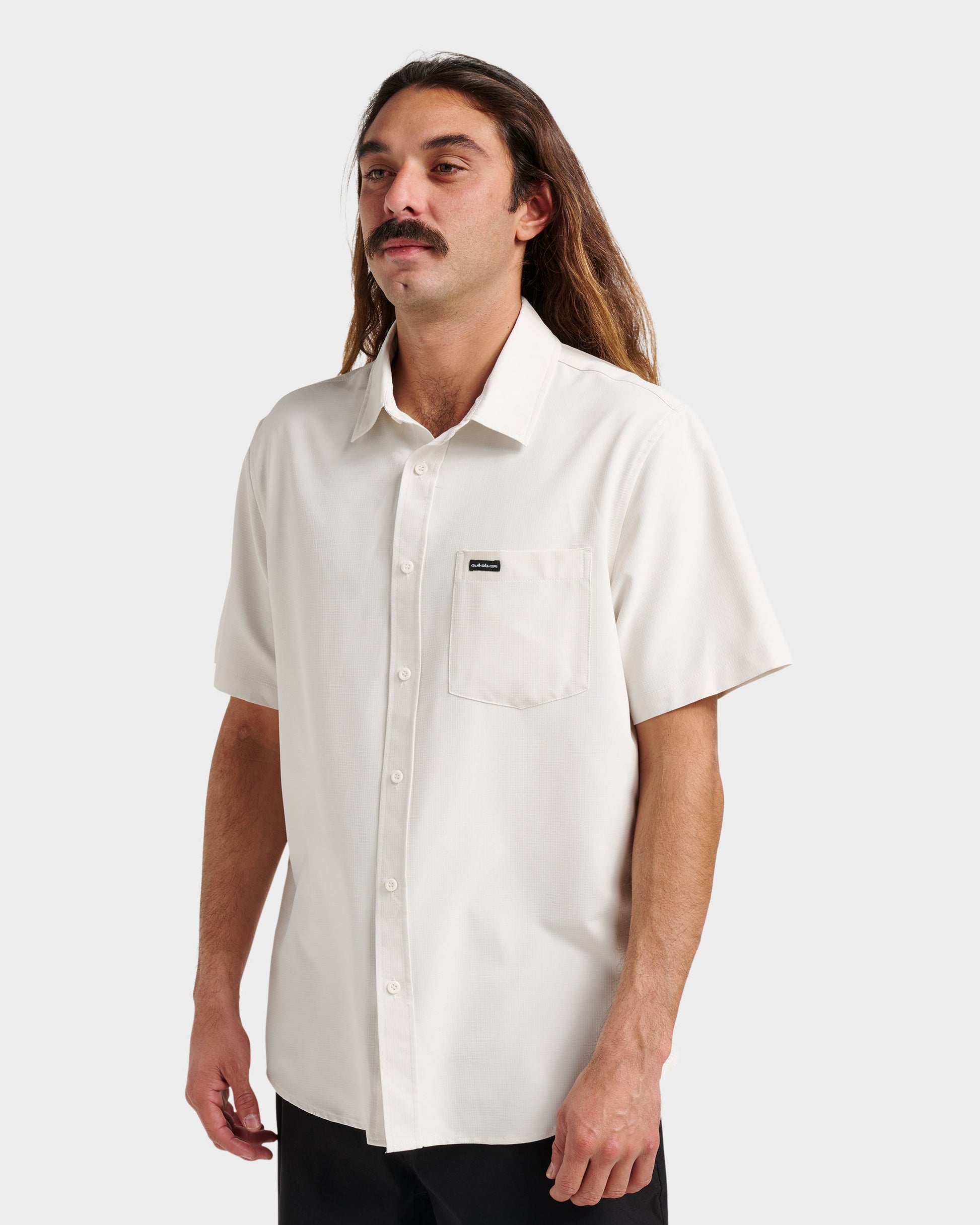Allport Classic Short Sleeve Shirt - Silver Birch Quick Silver Silver Birch