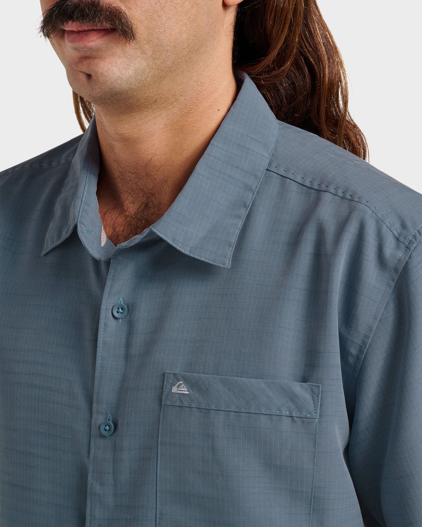 Waterman Centinela Premium Anti-Wrinkle Shirt - Flint Stone Quick Silver Flint Stone