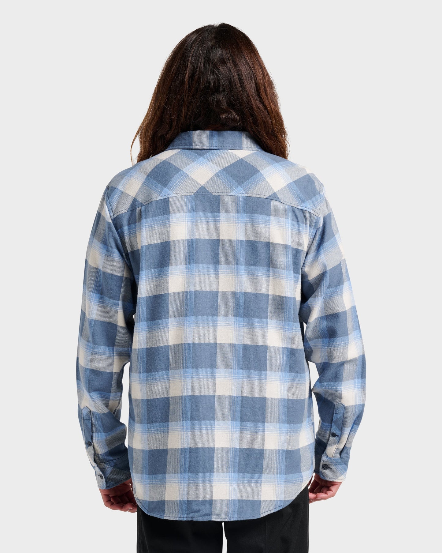 Penmar Check Flannel Shirt - China Blue Quick Silver China Blue