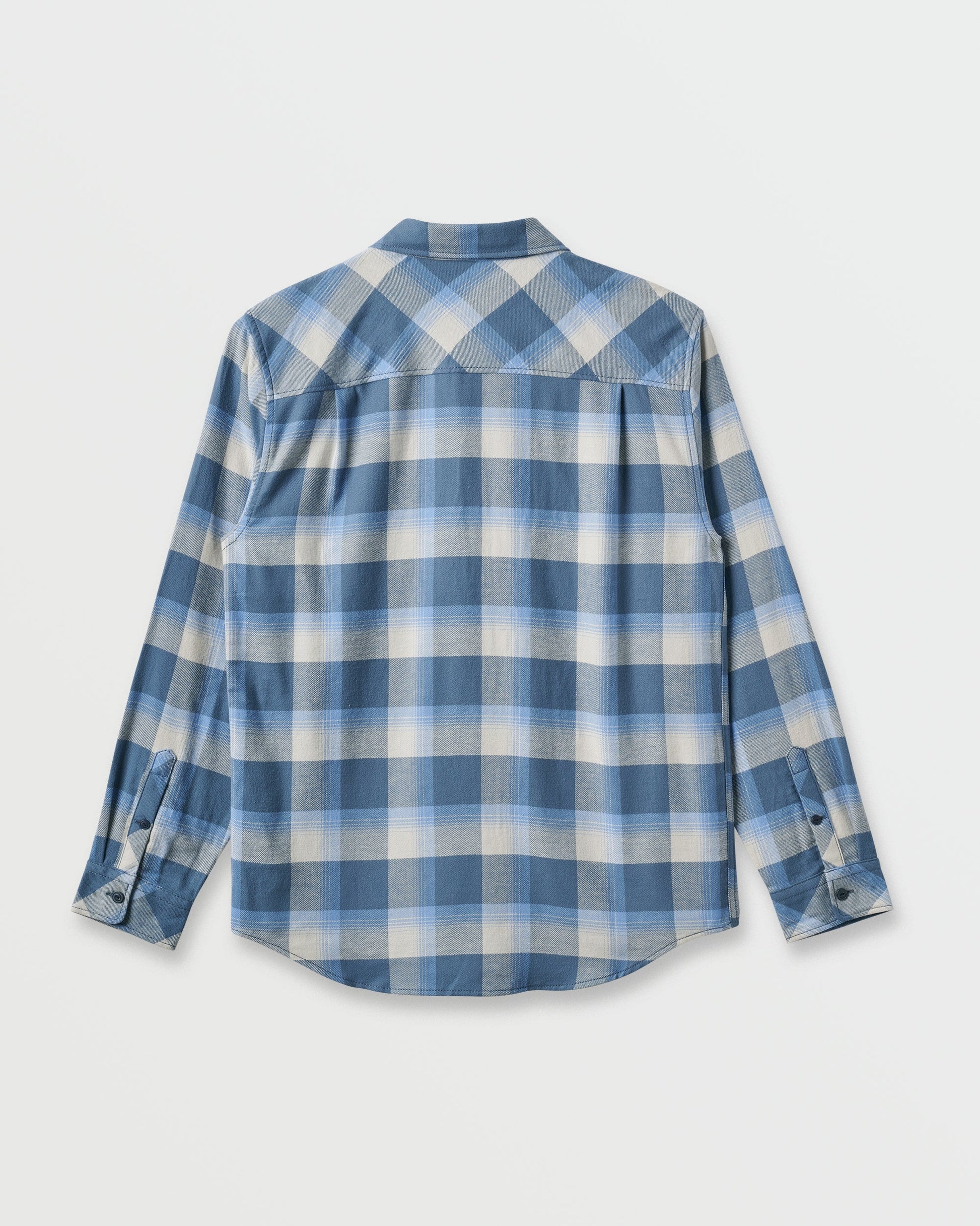 Penmar Check Flannel Shirt - China Blue Quick Silver China Blue