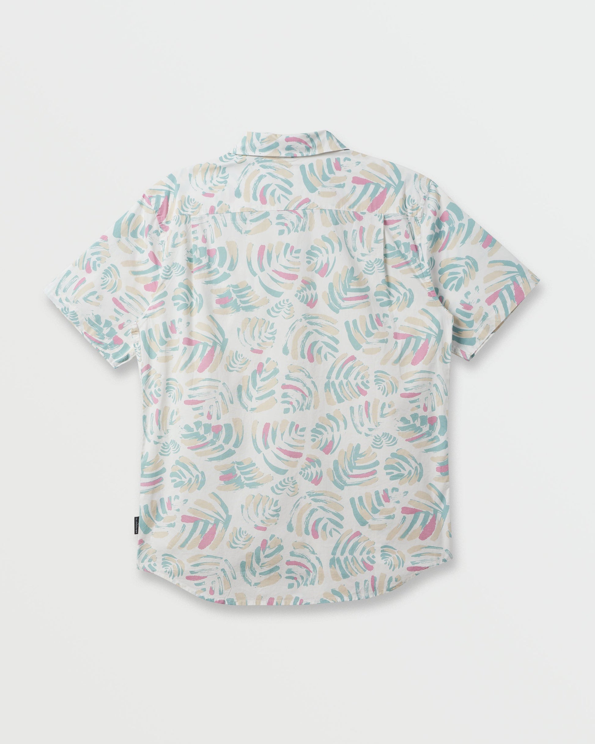 Shades Classic Stretch Short Sleeve Shirt - Off White Quick Silver Off White