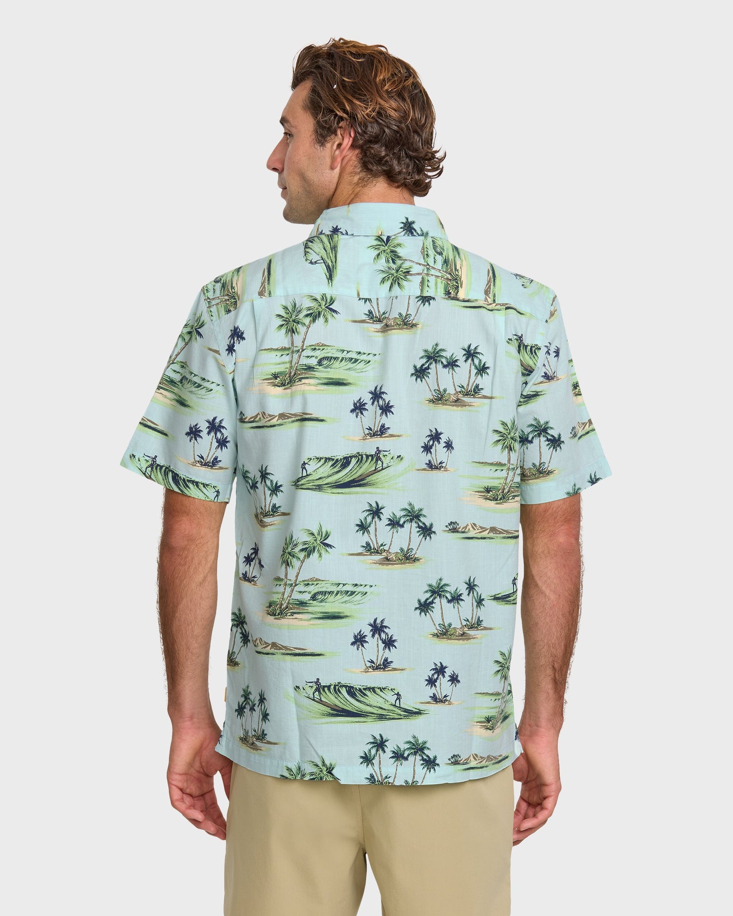 Waterman Day Dreamin' Shirt - Cool Blue Quick Silver Cool Blue