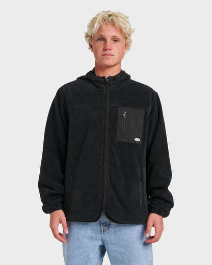 Reversible Zip Hoodie - Black Quick Silver Black