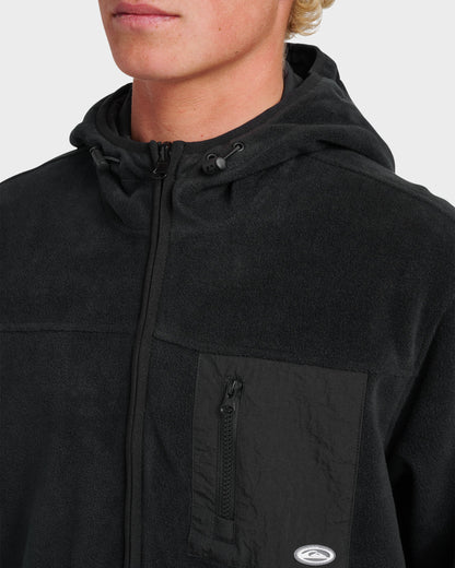 Reversible Zip Hoodie - Black Quick Silver Black