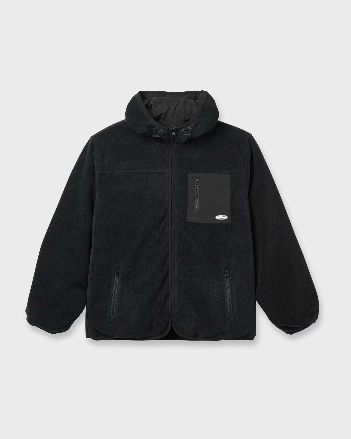 Reversible Zip Hoodie - Black Quick Silver Black