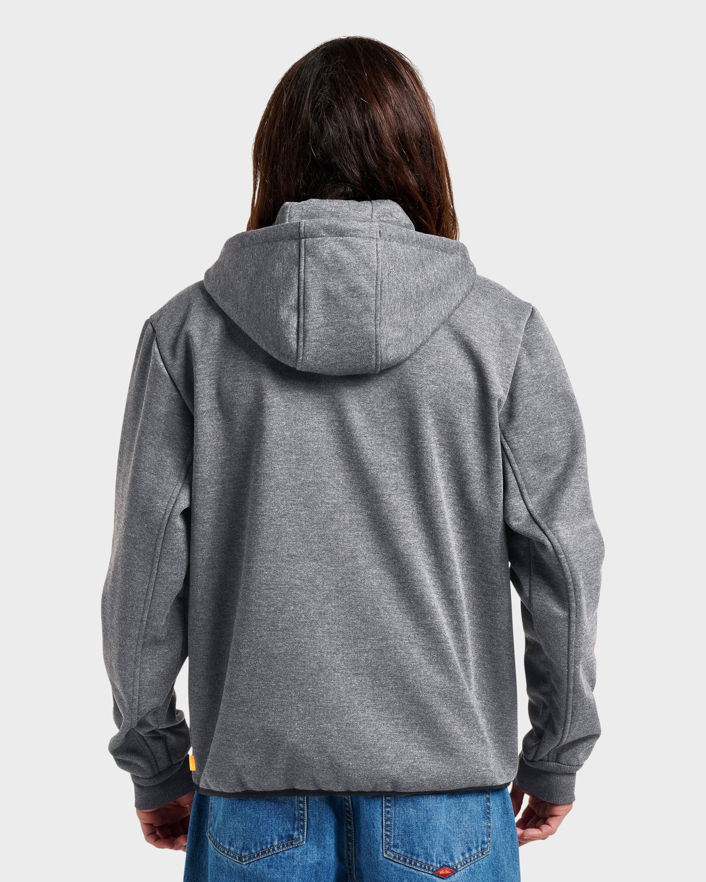 Waterman Departure Zip Sweatshirt - Phantom Heather Quick Silver Phantom Heather