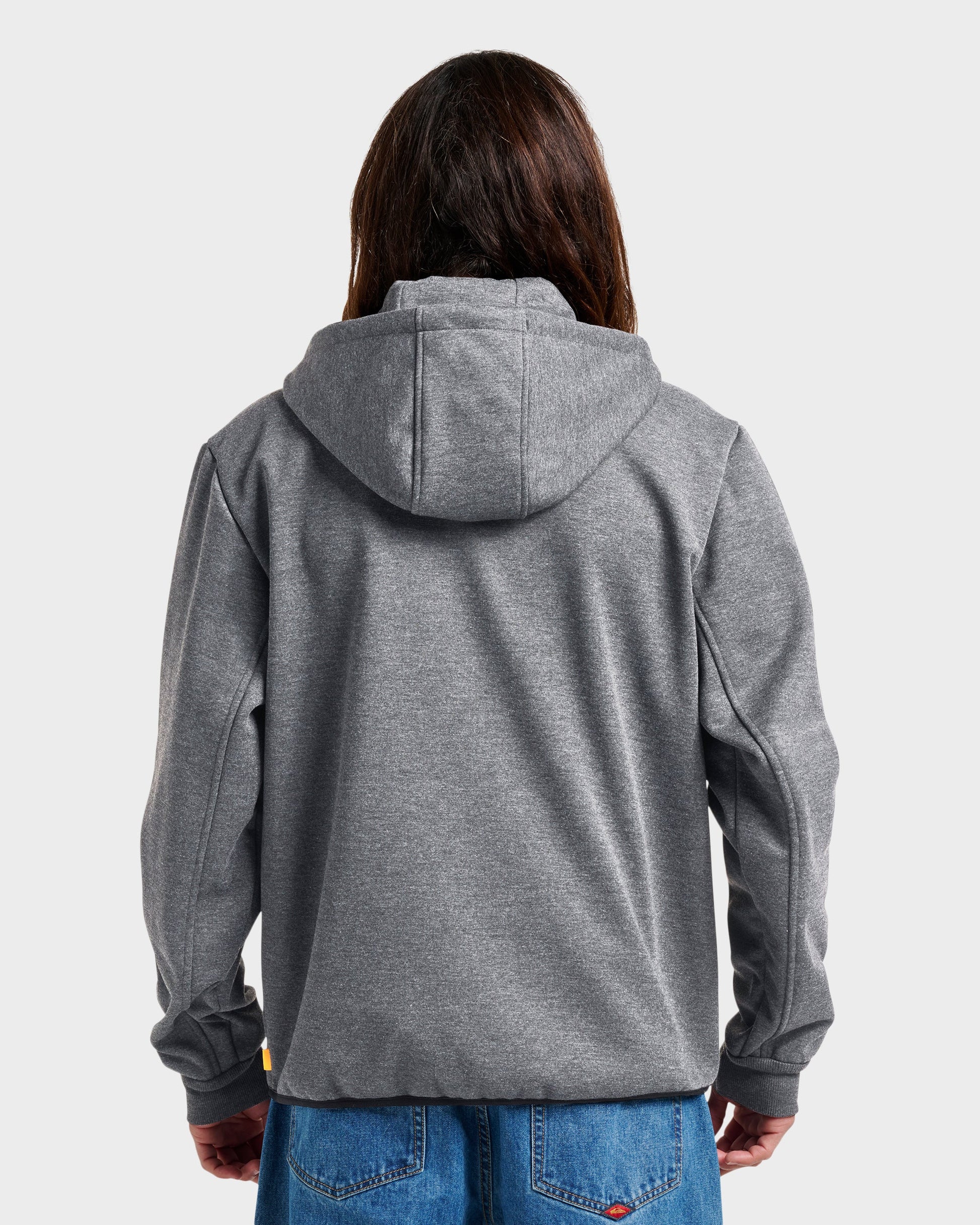 Waterman Departure Zip Sweatshirt - Phantom Heather Quick Silver Phantom Heather